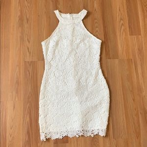 Lulus White Lace Dress
